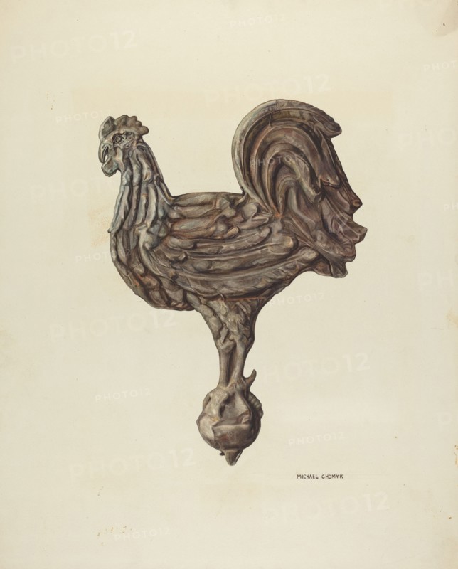 Weather Vane Finial, c. 1940.