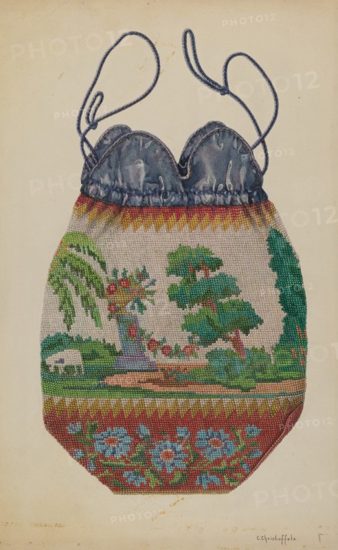 Beaded Bag, 1935/1942.