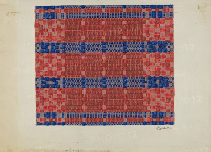 Coverlet, c. 1937.