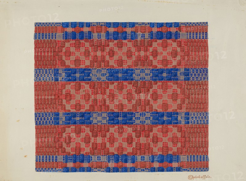 Coverlet (Reverse Side), 1935/1942.