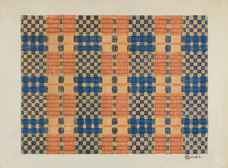 Coverlet, c. 1937.