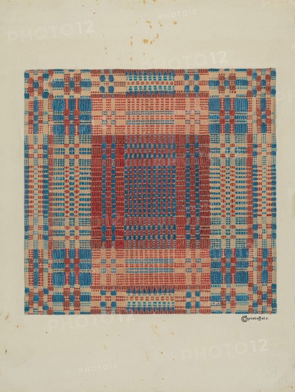 Coverlet, c. 1936.