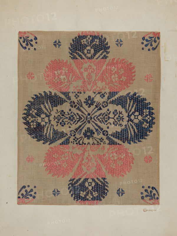 Coverlet, c. 1940.