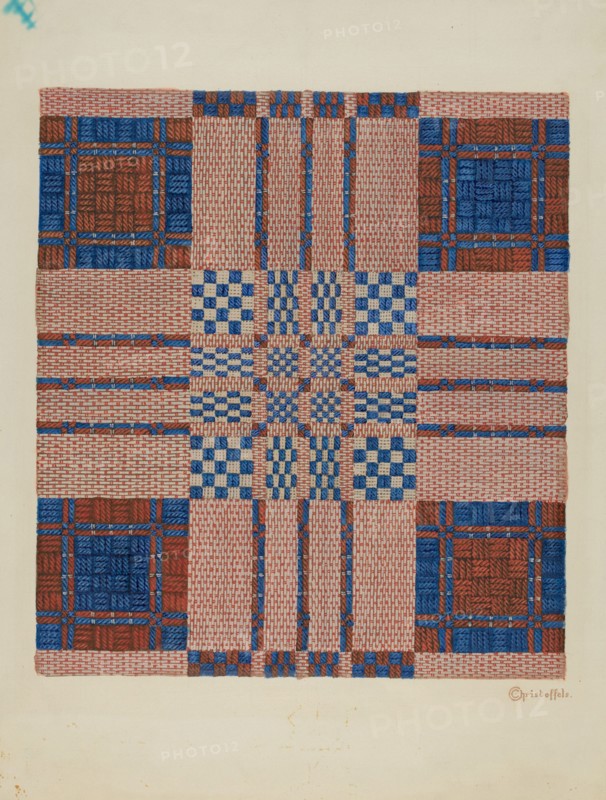 Coverlet, c. 1940.