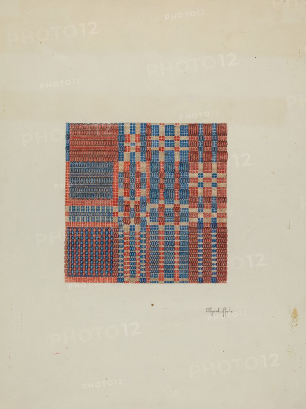 Coverlet (Section), c. 1940.