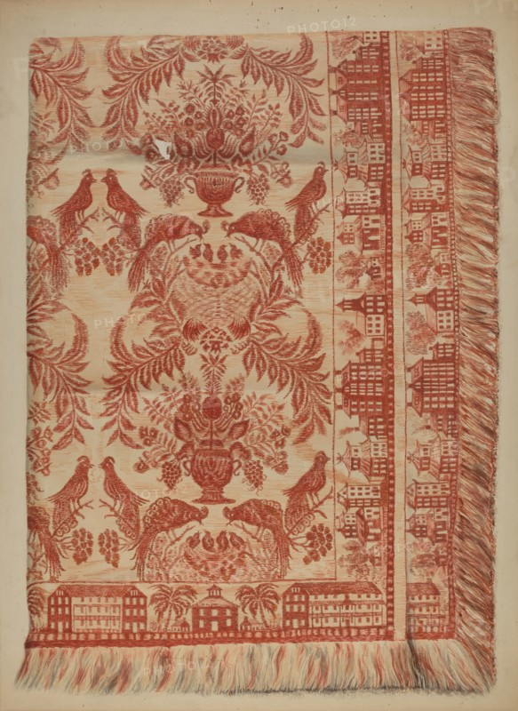 Coverlet, c. 1937.