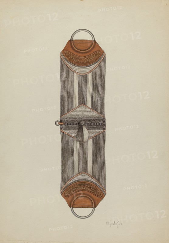 Cinch for Saddle, c. 1936.