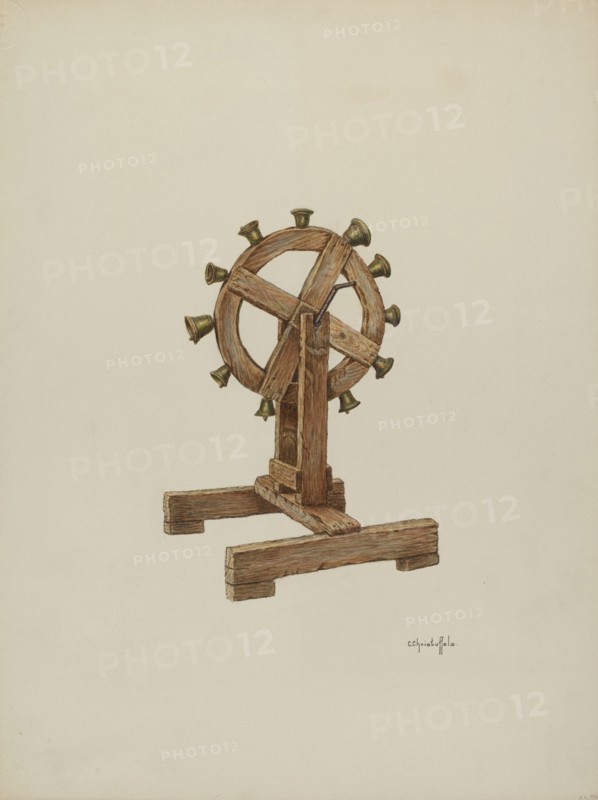 Altar Chimes on Wheel, 1941.