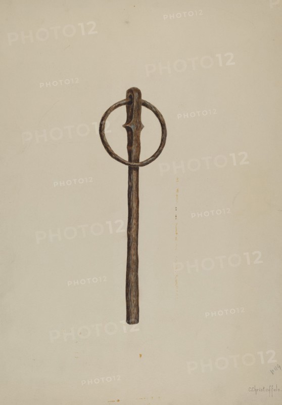 Hitching Post, c. 1937.
