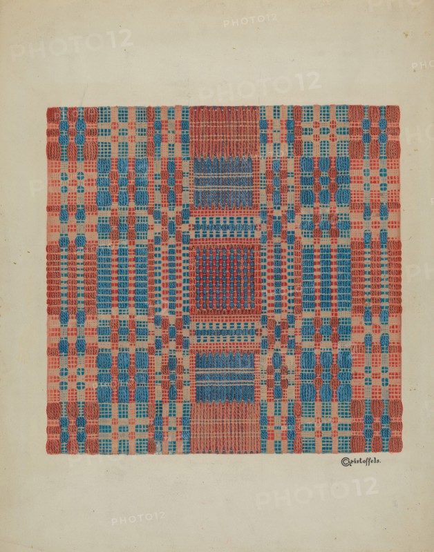 Coverlet (Section), c. 1940.