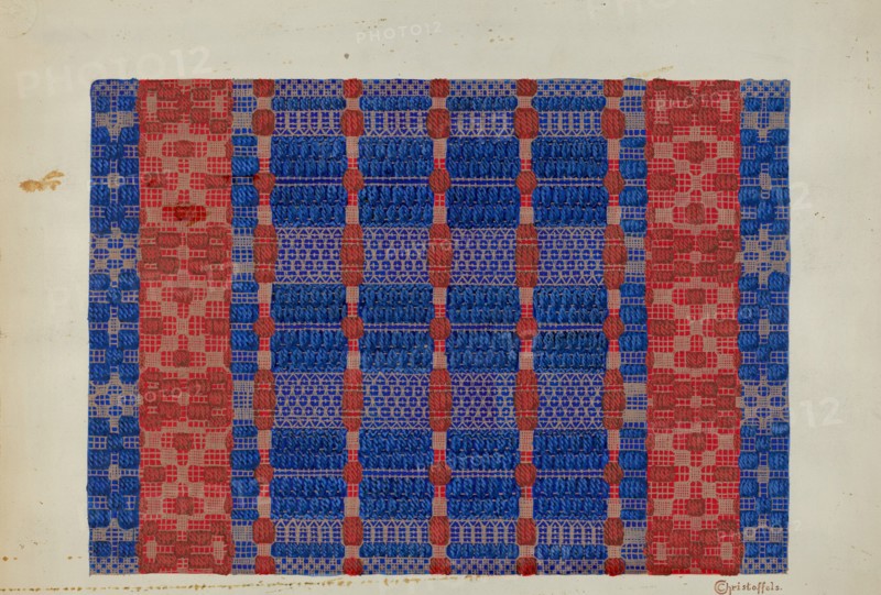 Coverlet (Section), c. 1937.
