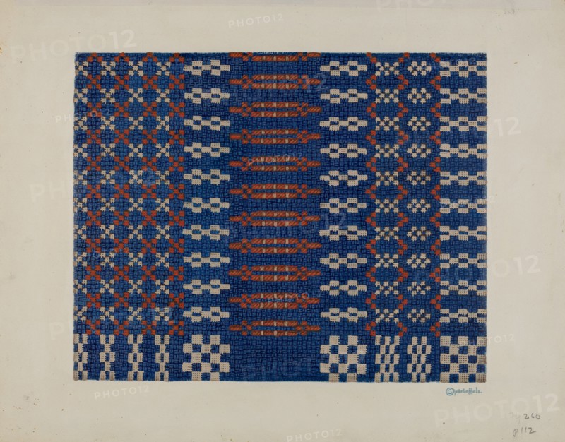 Coverlet, c. 1940.