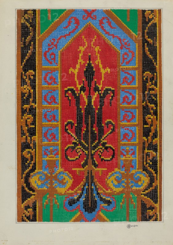 Needlepoint Tapestry, c. 1936.