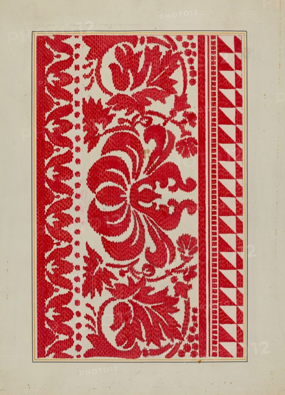 Homespun Coverlet, c. 1940.