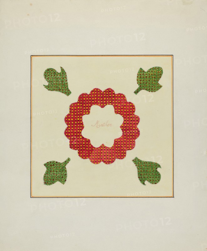 Pieced Autograph Quilt (1 Piece), c. 1936.