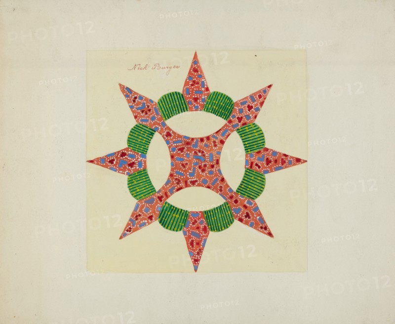 Pieced Autograph Quilt (1 Piece), c. 1936.