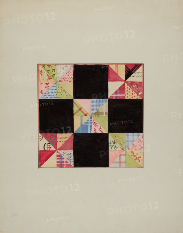 Quilt Section, c. 1940.