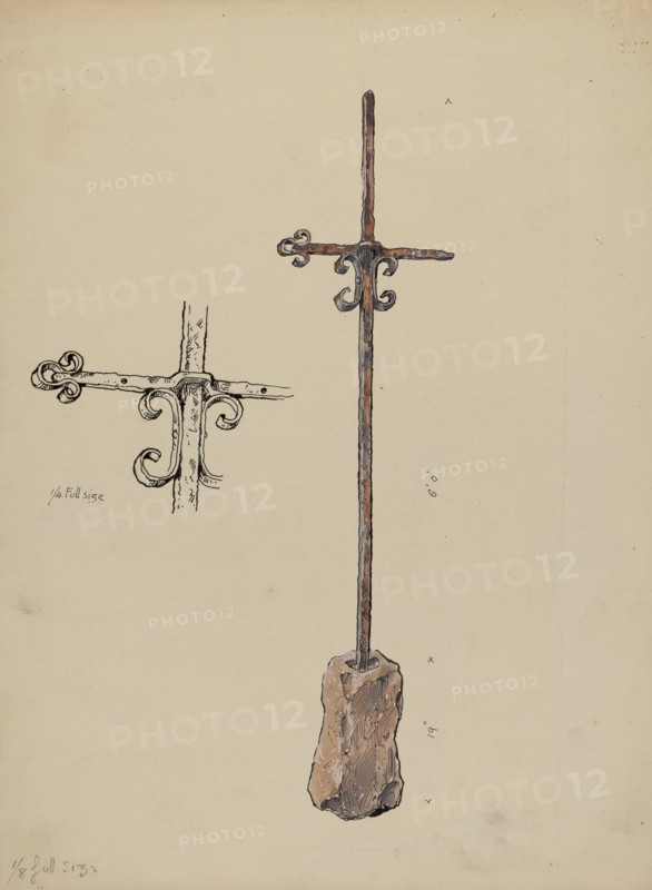 Portion of Original Weather Vane, c. 1936.