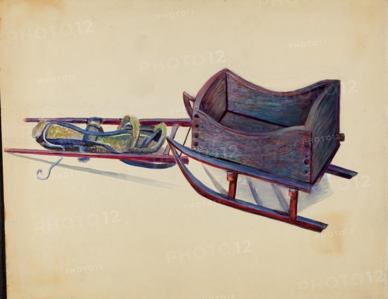 Toy Sleigh, c. 1936.