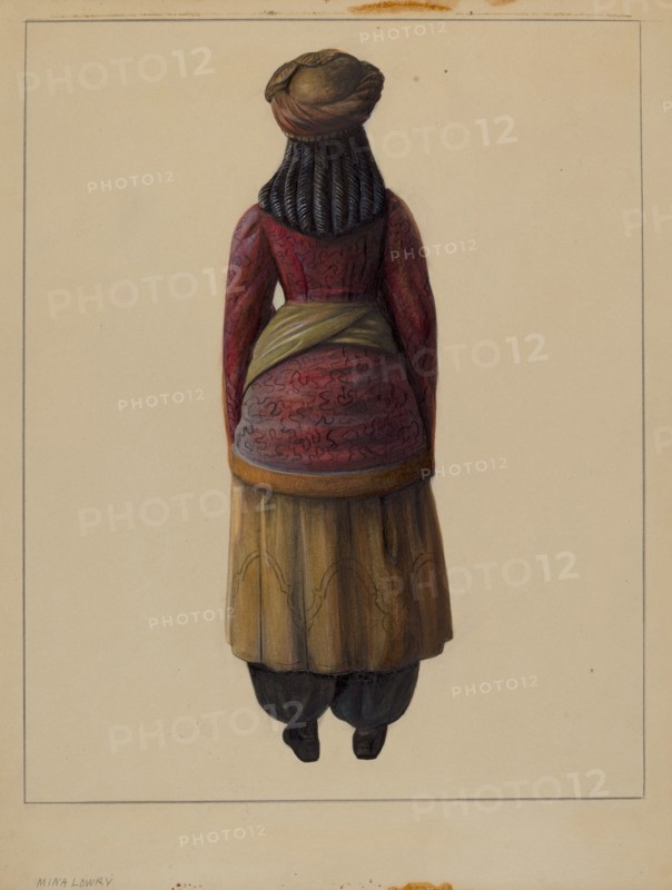 Cigar Store Figure, c. 1937.