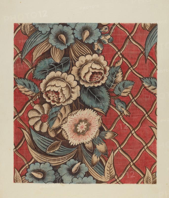 Printed Cotton, c. 1940.