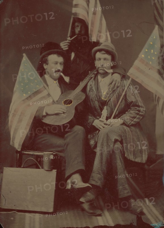 Portrait of Three Men, c. 1860.