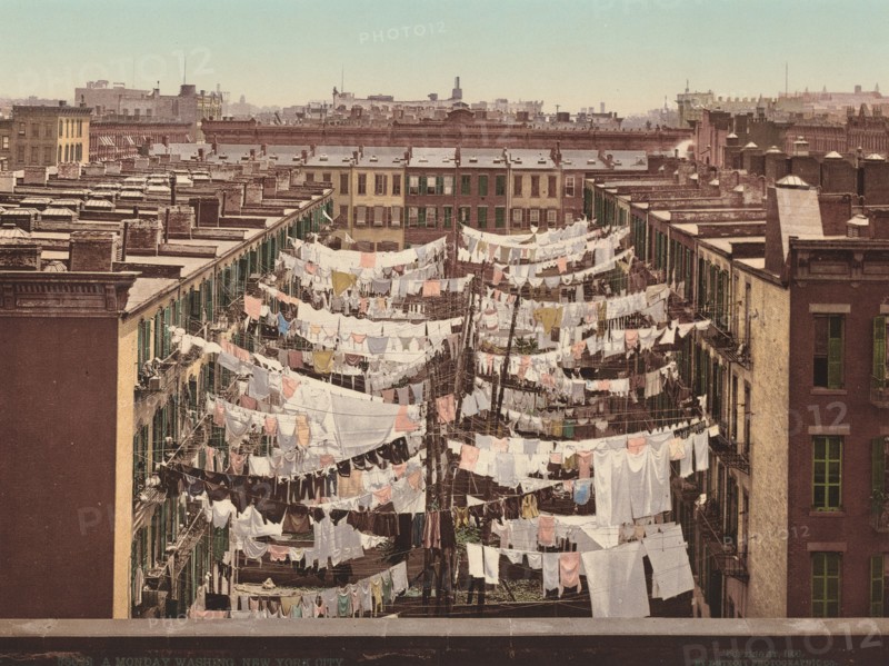 A Monday Washing, New York City, published 1900.