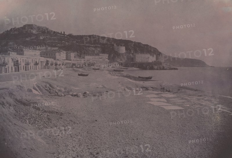 Les Ponchettes à Nice, c. 1855.