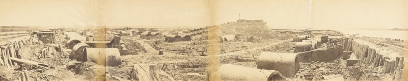 Interior of the North Fort Taku After Its Capture on August 21, 1860, 1860.
