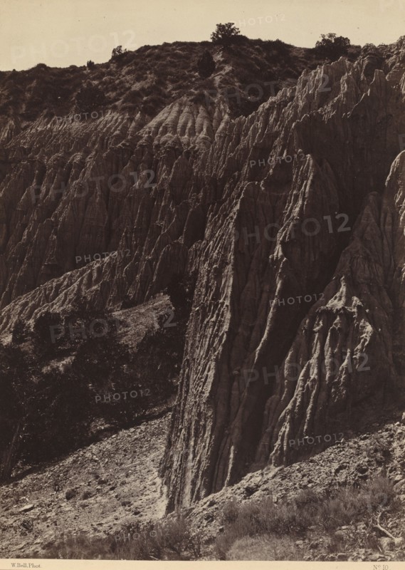 Rain Sculpture, Salt Creek Canon, Utah, 1872.
