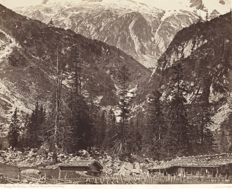 Chalet de Handeck, Hasli Valley, Canton Bern, Switzerland, c. 1860.