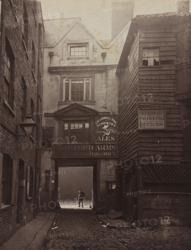 The Oxford Arms, Warwick Lane, 1875. Creators: Alfred Bool, John Bool.
