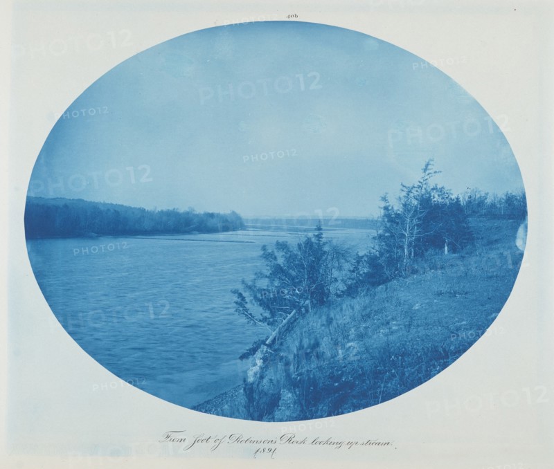 From Foot of Robinson's Rock Looking Upstream, 1891.