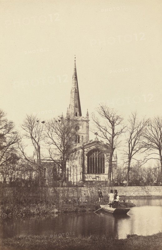 Church from a River Bank, 1850s.