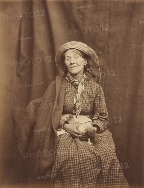 Woman Holding a Dead Bird, Surrey County Asylum, c. 1855.