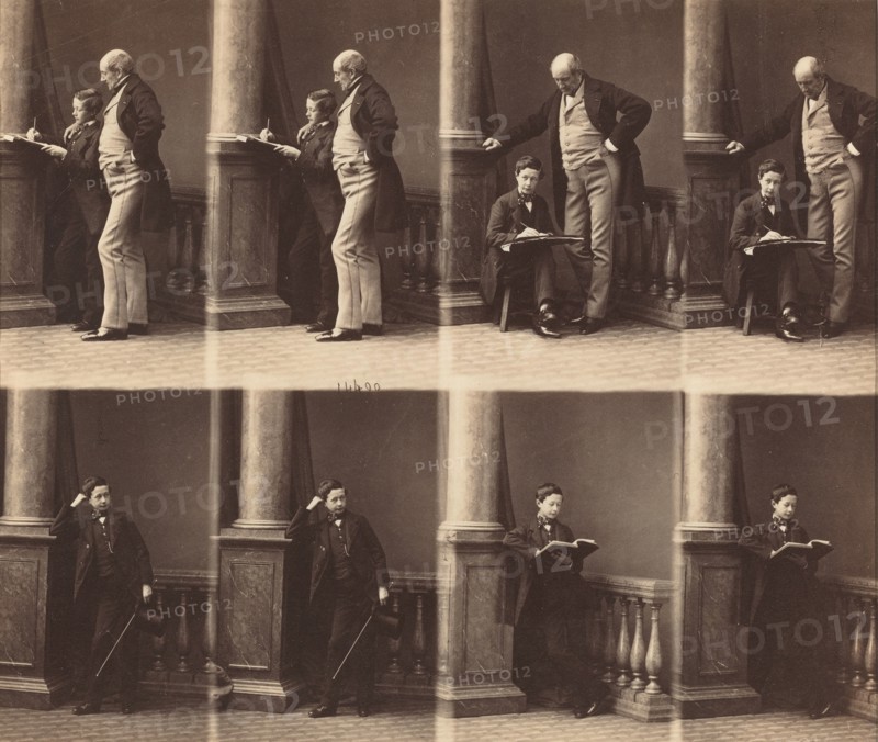 Monsieur Jadin and Son, c. 1860.