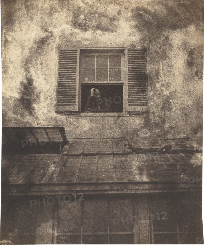 Auguste Vacquerie at a Window, Marine Terrace, c. 1853.