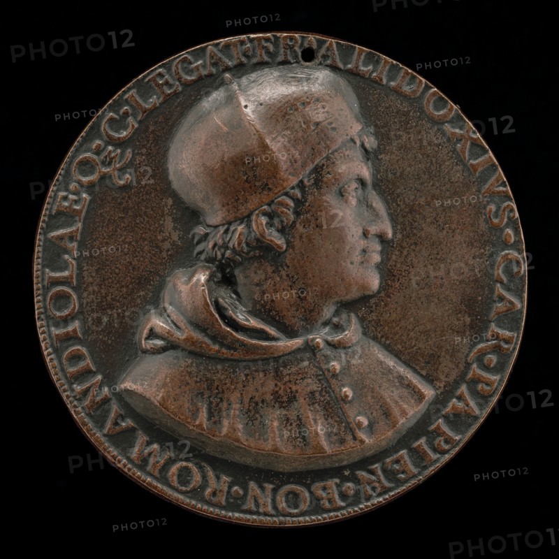 Francesco degli Alidosi, c. 1455-1511, Cardinal of Pavia 1505, Legate of Bologna and Romagna 1508 [obverse].