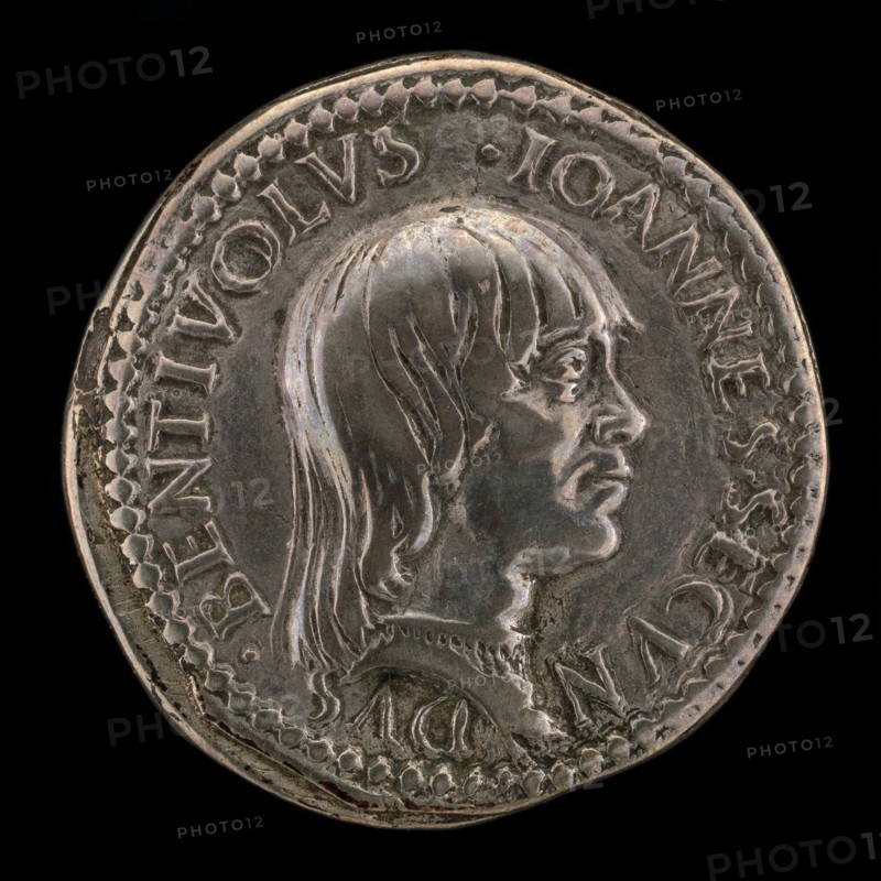 Giovanni II Bentivoglio, 1443-1509, Lord of Bologna 1462-1506 [obverse]. Attributed to Francesco Francia.