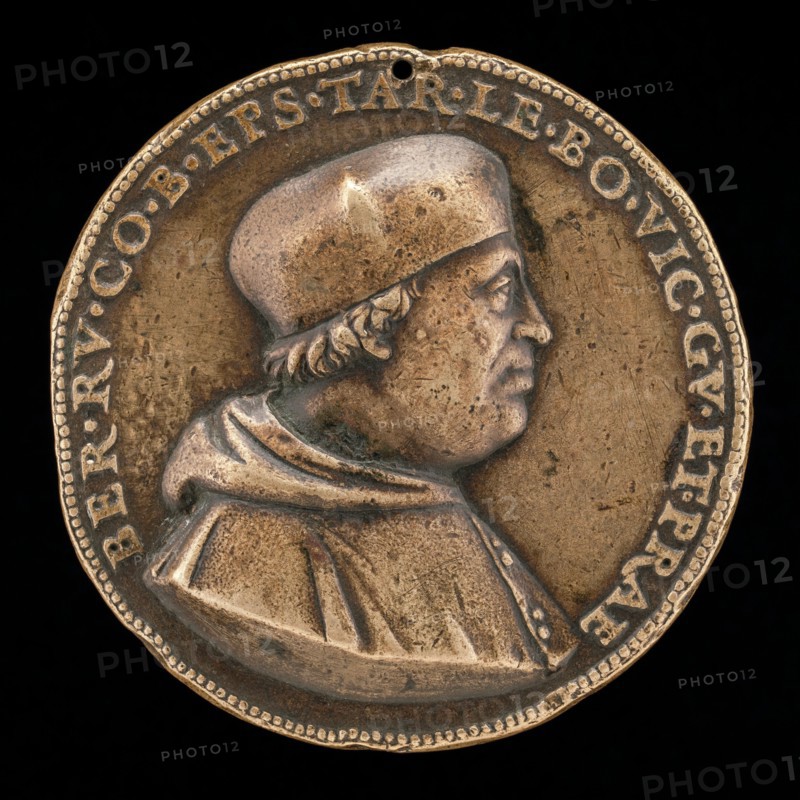 Bernardo de' Rossi, died 1527, Bishop of Treviso 1499, Governor of Bologna 1519-1523 [obverse], c. 1519.