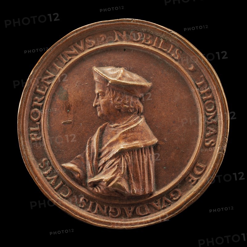 Tommaso Guadagni, 1454-1533, Banker, Florentine Consul at Lyon 1505, Municipal Counselor 1506-1527, Counselor to François I 1523 [obverse], early 16th century.