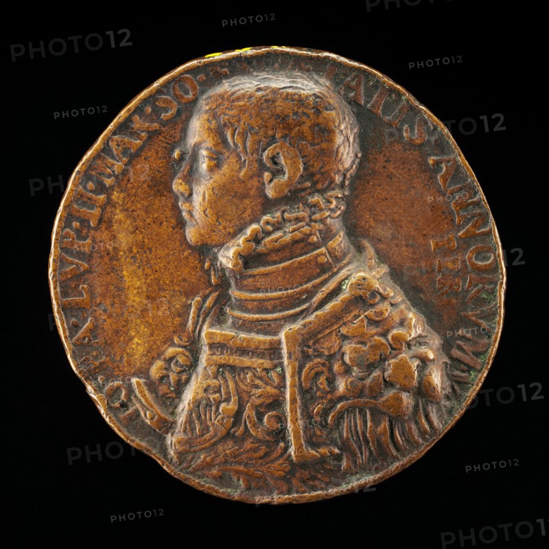 Giampaolo Melilupi, Son of Deifobo II and Cassandra [obverse], 1552 or after.