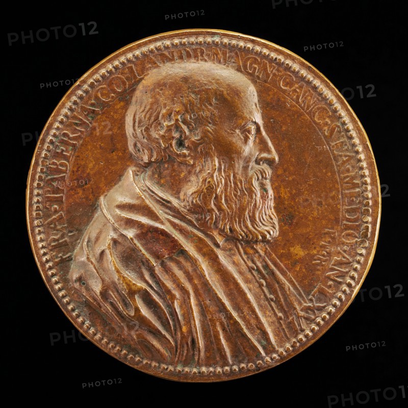 Francesco Taverna, 1488-1560, Count of Landriano, Milanese Jurisconsult [obverse], c. 1554.