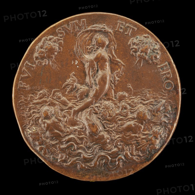 Fortune on a Dolphin [reverse], c. 1548.