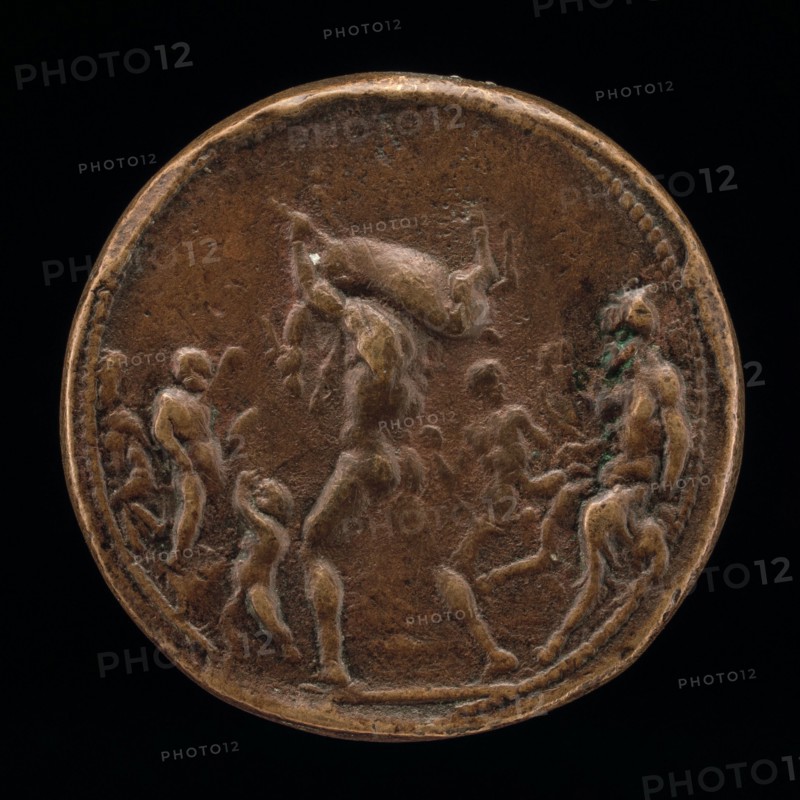 Classical Subject: Male Figure Carrying a Stag [obverse], 1470/1530.