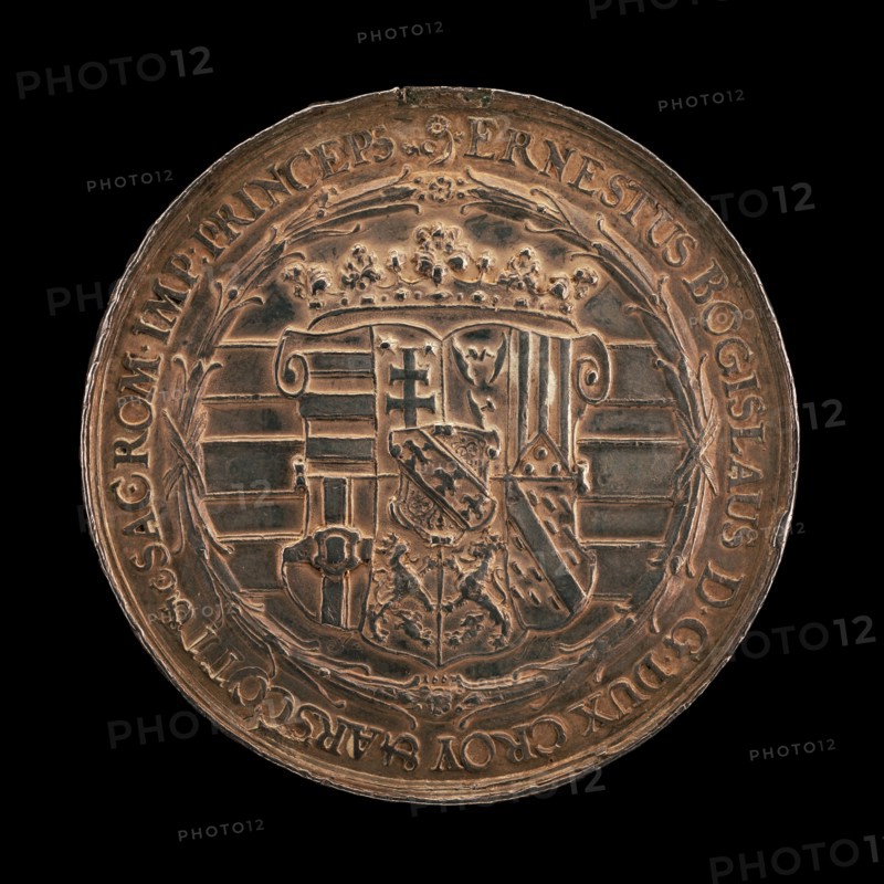 Shield of the Arms of Croy and Arschott [reverse], 1667.