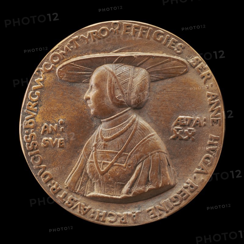 Anne of Hungary, died 1547, Wife of Ferdinand I of Austria 1521 [reverse], 1524.