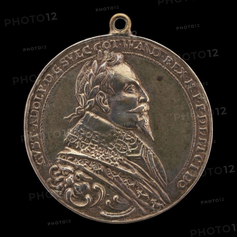 Gustavus II Adolphus, 1594-1632, King of Sweden 1611 [obverse], possibly c. 1620.
