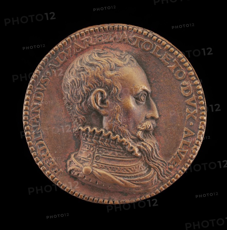 Fernando Alvarez de Toledo, 1507-1582, 3rd Duke of Alba [obverse], c. 1580.