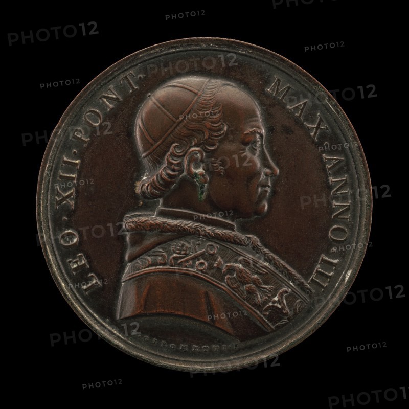 Leo XII (Annibale della Genga, 1760-1829), Pope 1823 [obverse], 1825.